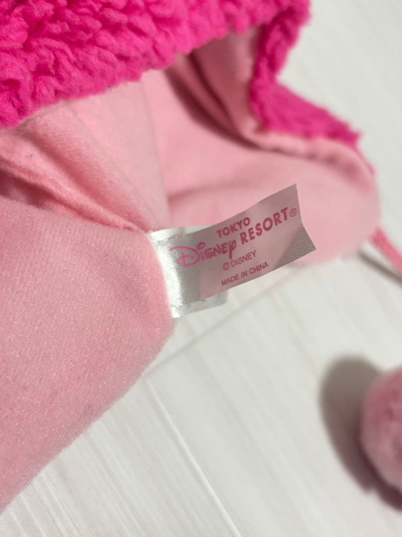 ディズニーリゾート ミニーファンキャップ ピンク 廃盤