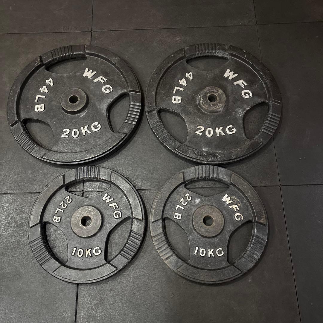 WFG ワイルドフィット　バーベルセット　バーベル　ホームジム　プレート