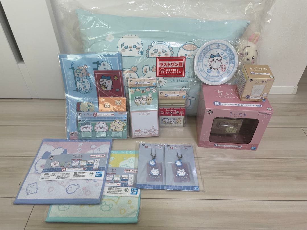 一番くじ ちいかわ B賞 E賞 F賞 G賞 H賞 ラストワン ハチワレ皿　12点