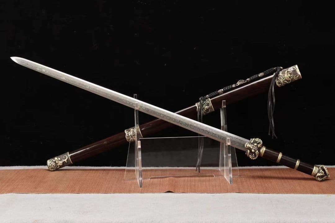 【三陽開泰宝剣】 古兵器 武具　刀装具　日本刀　模造刀 居合刀 長尺