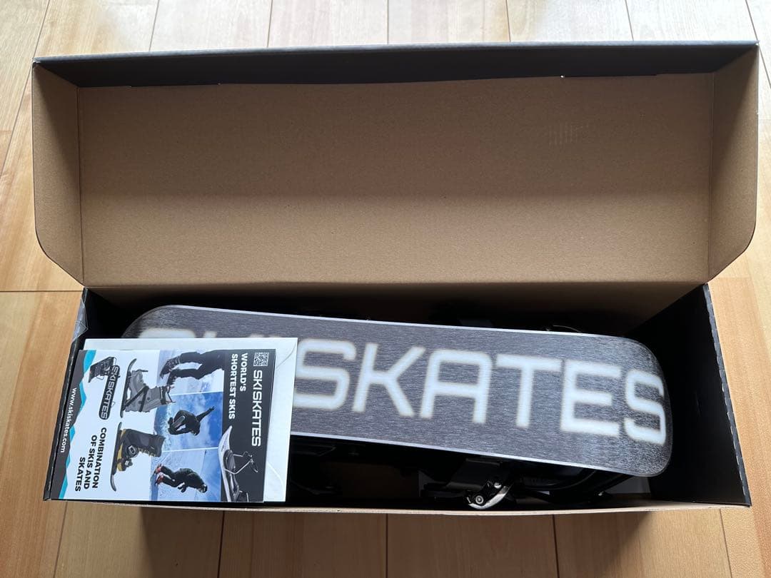 【週末限定お値下げ】 SKI SKATES ブラック 新品未使用 正規品