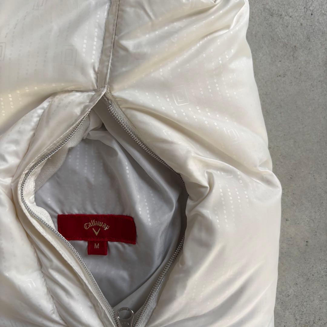 美品 キャロウェイ レッドレーベル ダウンベスト リバーシブル M