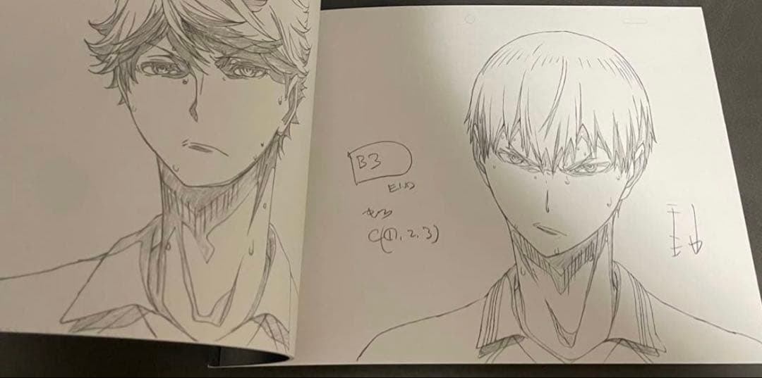 ハイキュー 原画集 白鳥沢 初回生産限定版特典