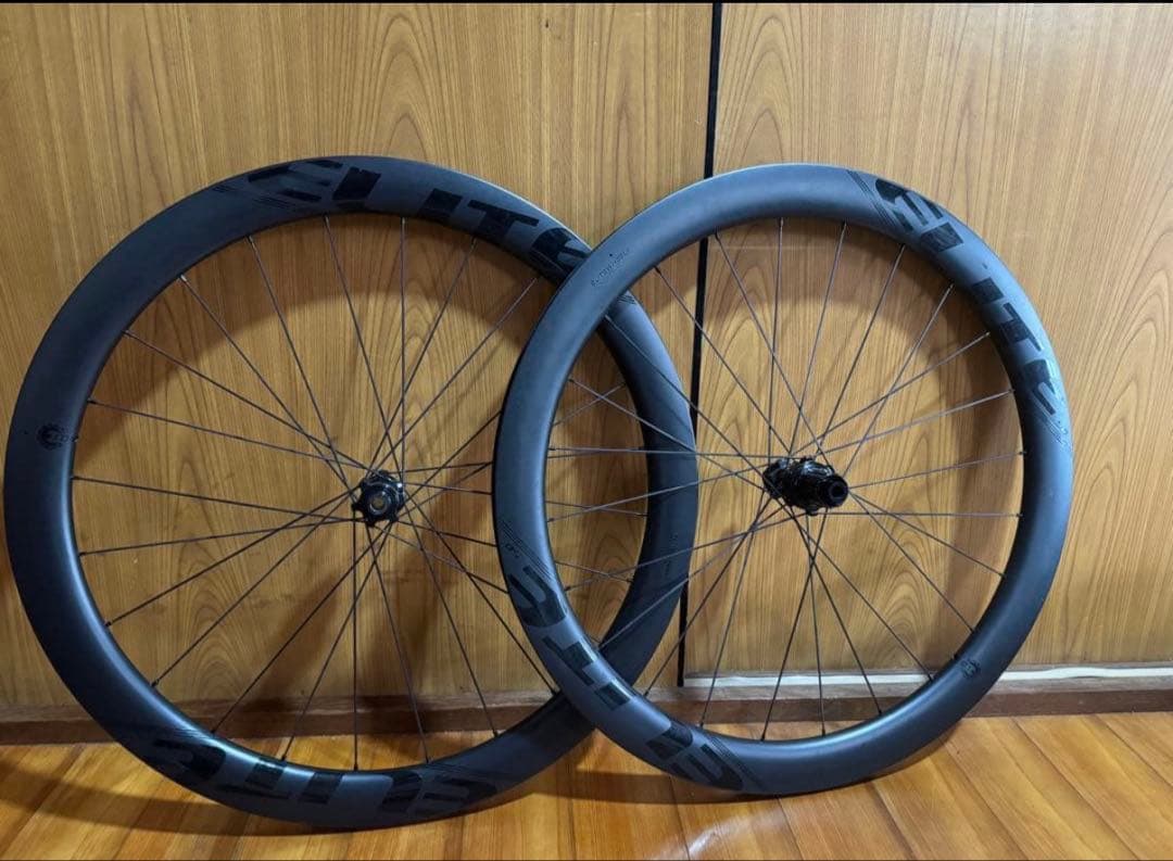 EliteWheels 50mm ディスクブレーキ　カーボンホイール