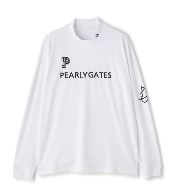 新品 新商品 日本正規品 パーリーゲイツ 吸水速乾 遮熱 裏起毛 白 5 L