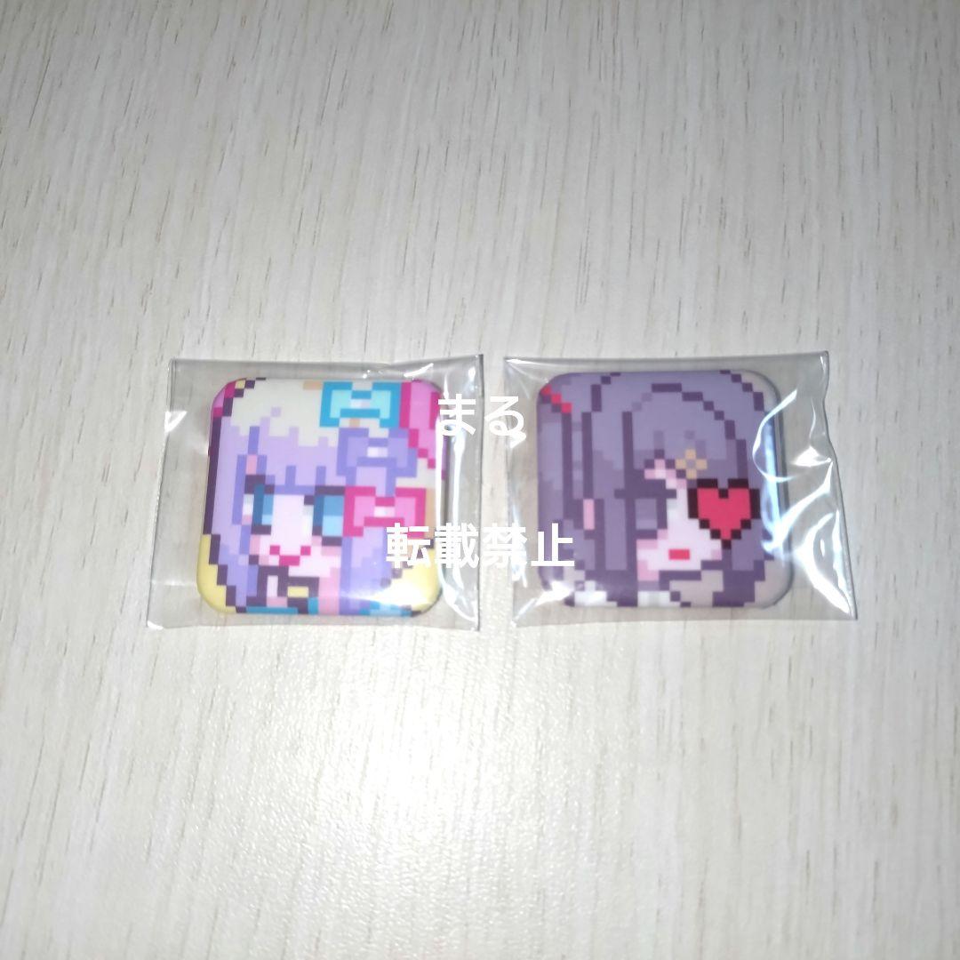 超てんちゃん　あめちゃん　アクリルトレカ　特典缶バッジ