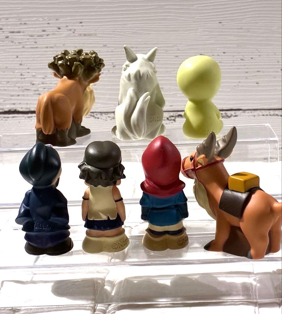 ジブリ もののけ姫 指人形 ソフビ 7個セット