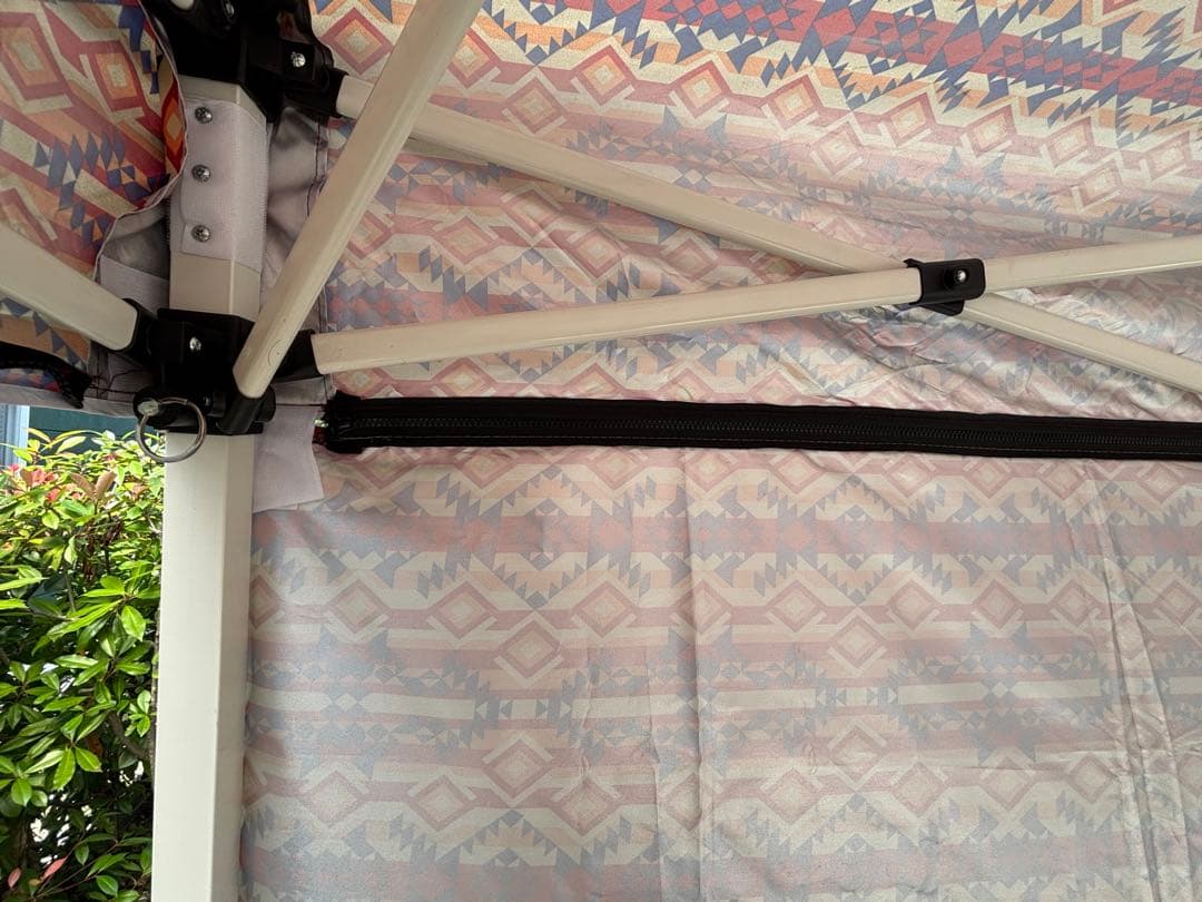 FIELDOOR タープテント 2.5m×2.5m サイドシート付（送料込）