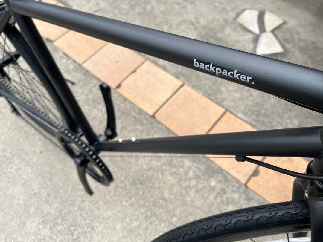 【新車】　クロスバイク　backpacker. マットブラック