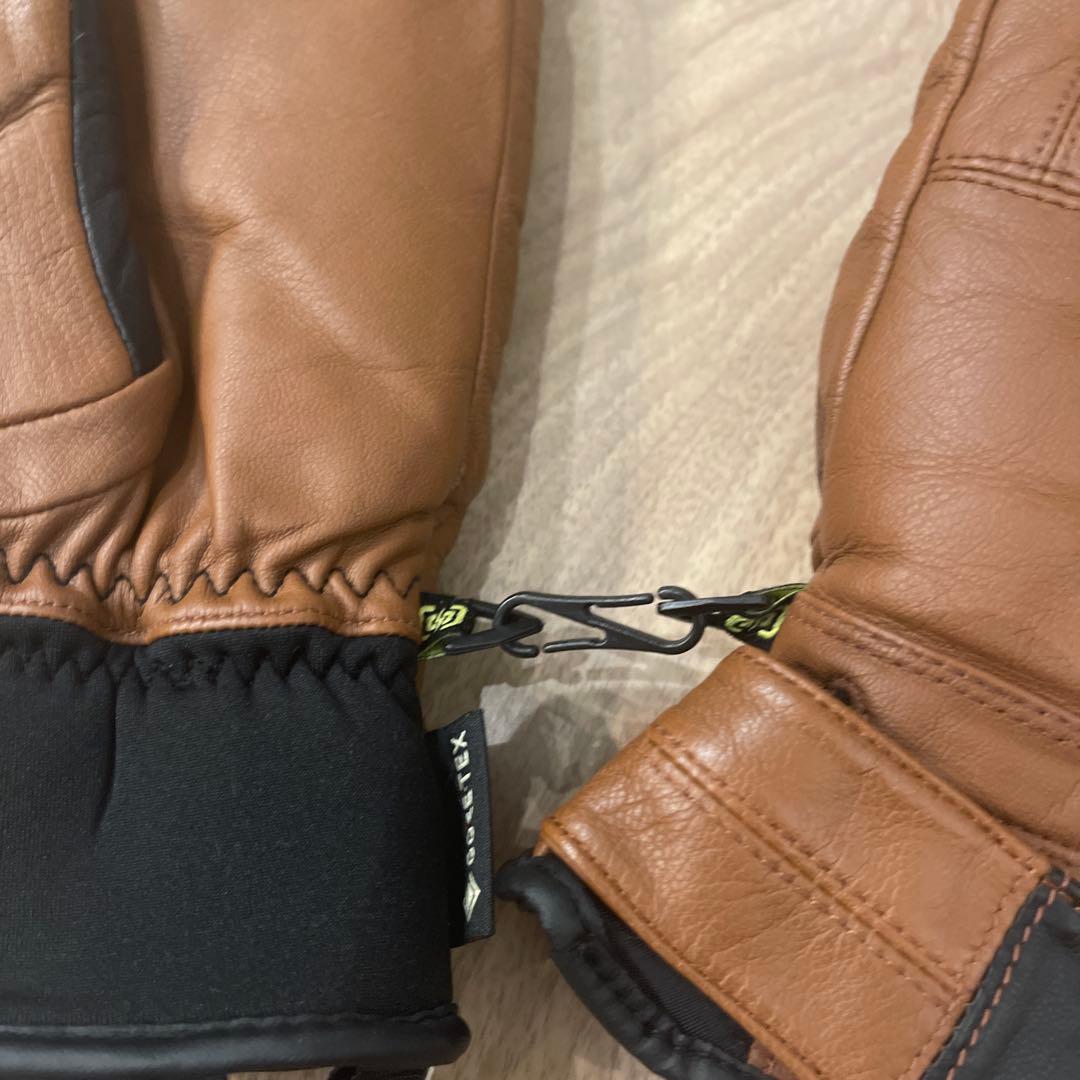 【おまけ付き】BURTONバートンGoretexゴアテックスレザーミトングローブ