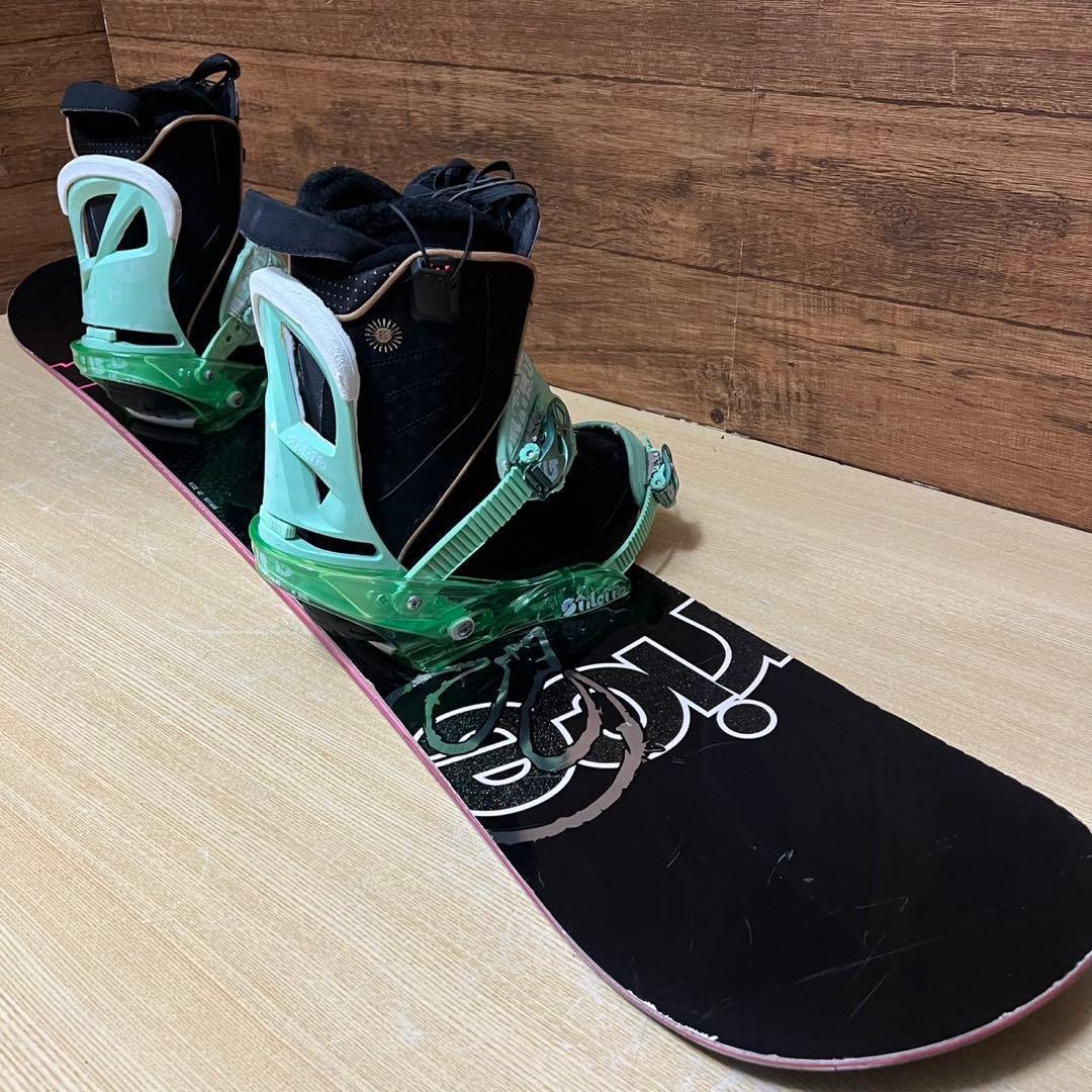 RICE28 ライス28　BURTON レディーススノーボード　4点　メンテ済み