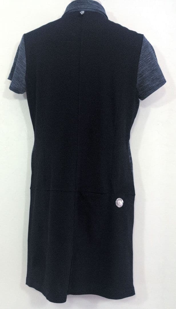 ♥■希少【LANVINSPORT】ゴルフレディースワンピース　麻混