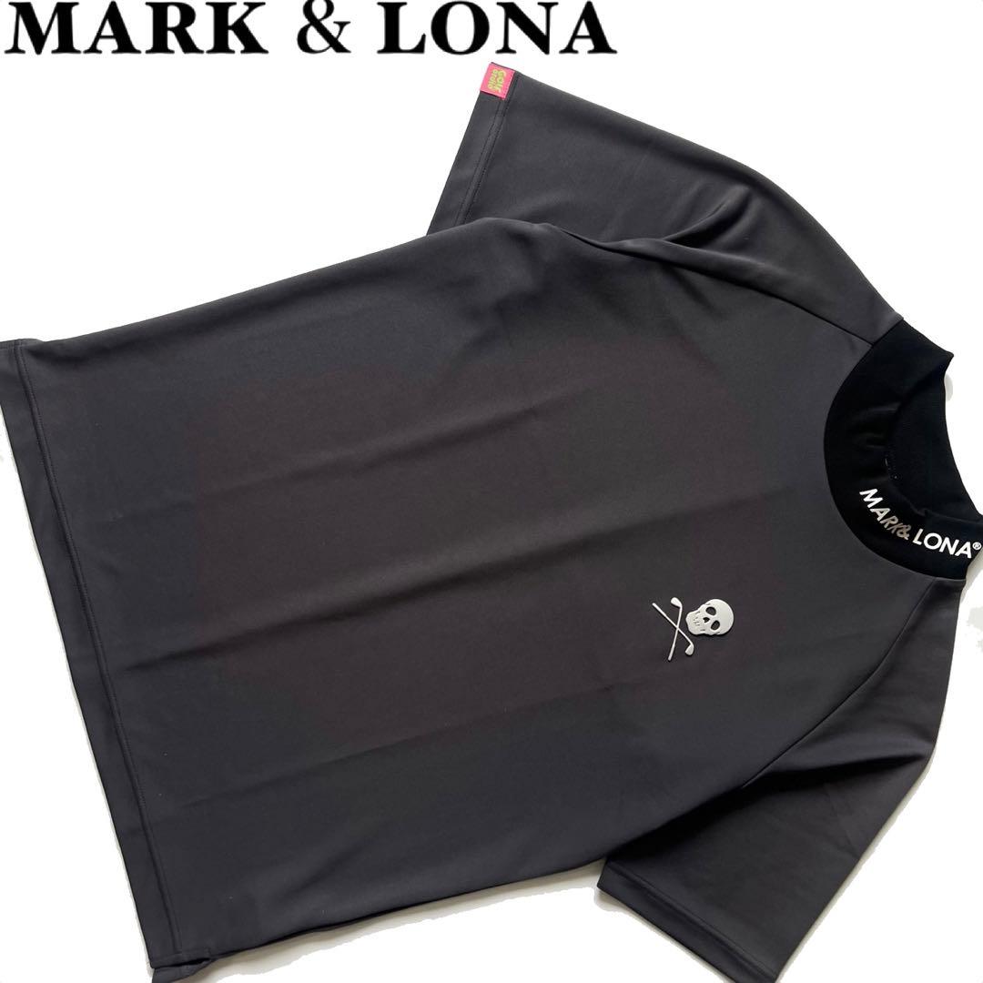 MARK&LONA マークアンドロナ　モックネック　メンズ　M ハイネック　ロゴ
