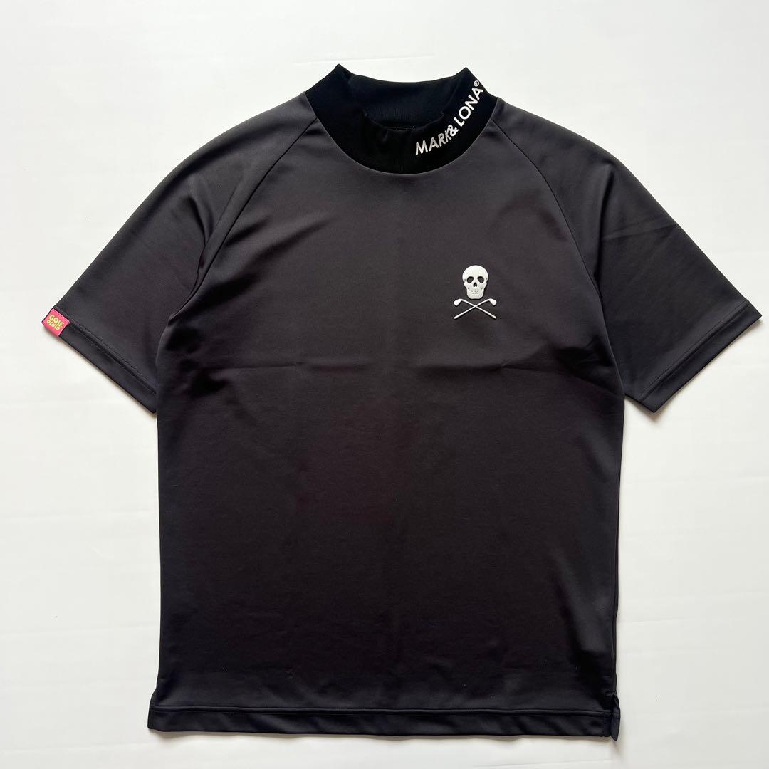 MARK&LONA マークアンドロナ　モックネック　メンズ　M ハイネック　ロゴ