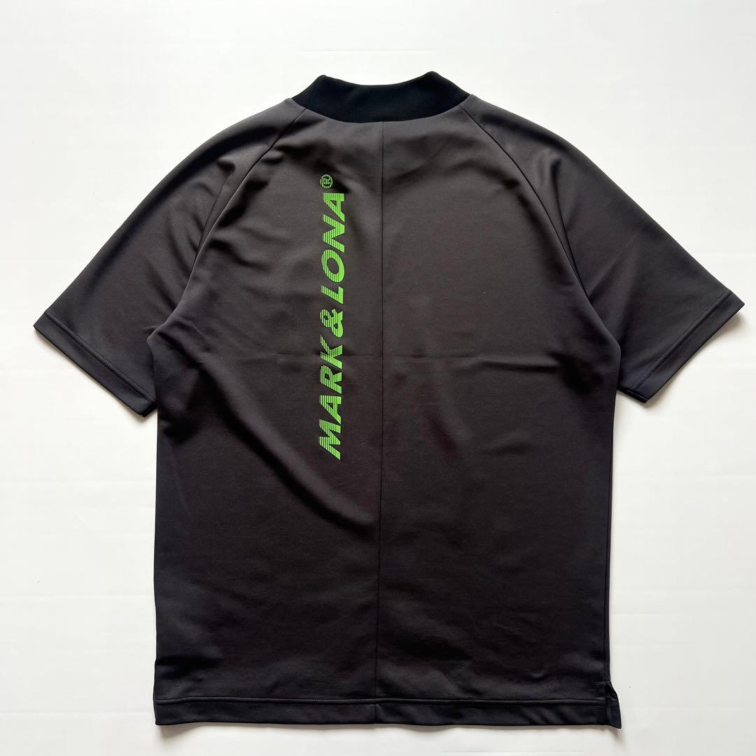 MARK&LONA マークアンドロナ　モックネック　メンズ　M ハイネック　ロゴ