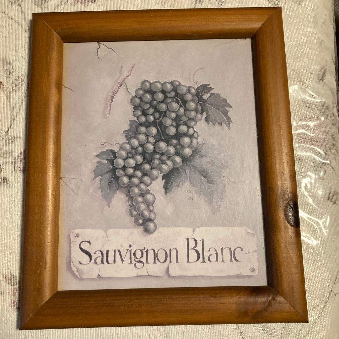 ワイン用ブドウの絵画セット6￼点セット