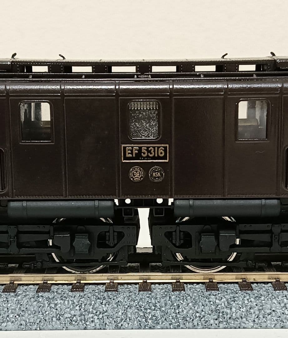 HOゲージ 天賞堂 EF53電気機関車、動作調整済