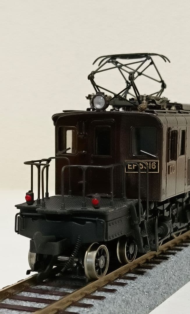 HOゲージ 天賞堂 EF53電気機関車、動作調整済