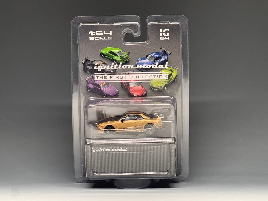 IG 1/64 トップシークレット GT-R VR32 マット ゴールド