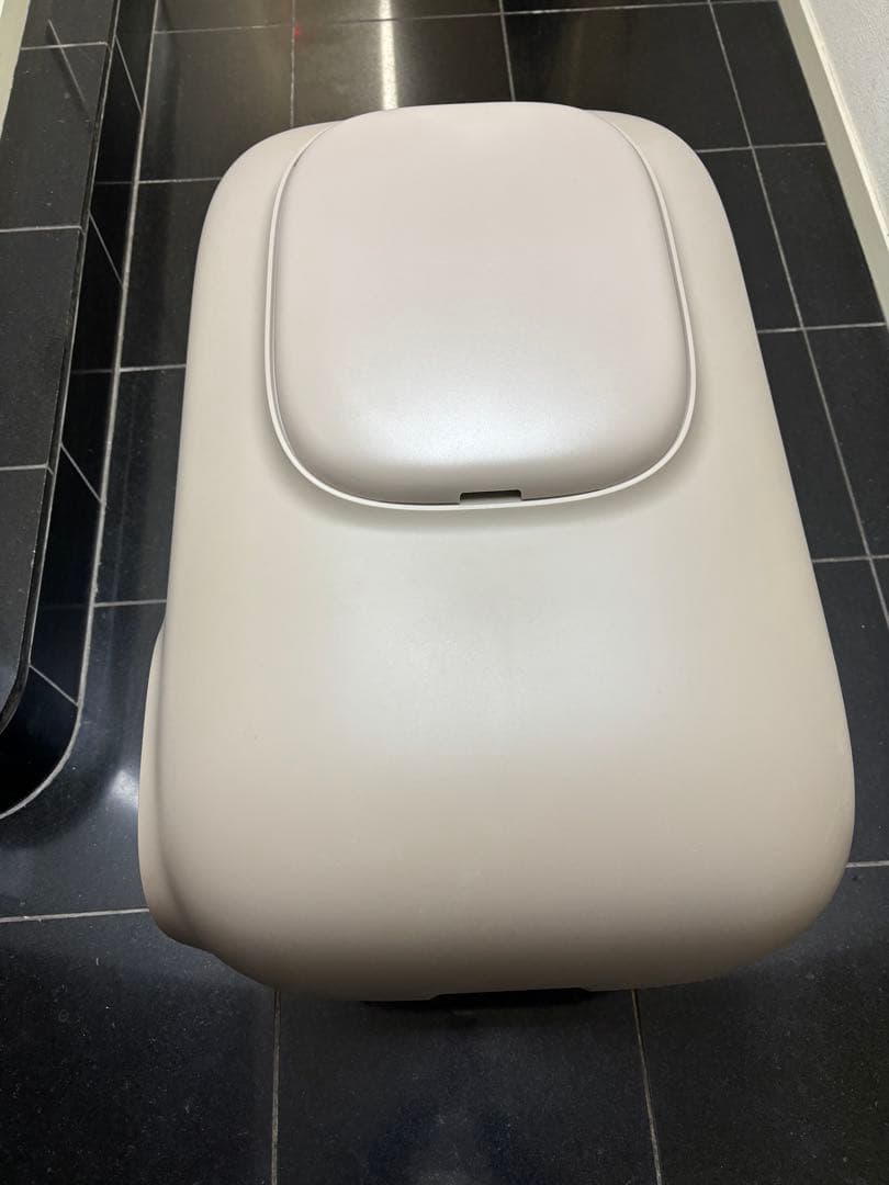 Pety自動猫用トイレ 四角形ベージュ