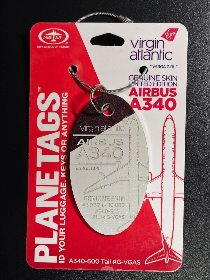 ヴァージン・アトランティック航空 Planetags A340-642
