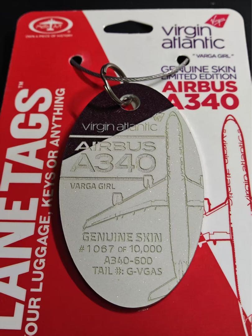 ヴァージン・アトランティック航空 Planetags A340-642
