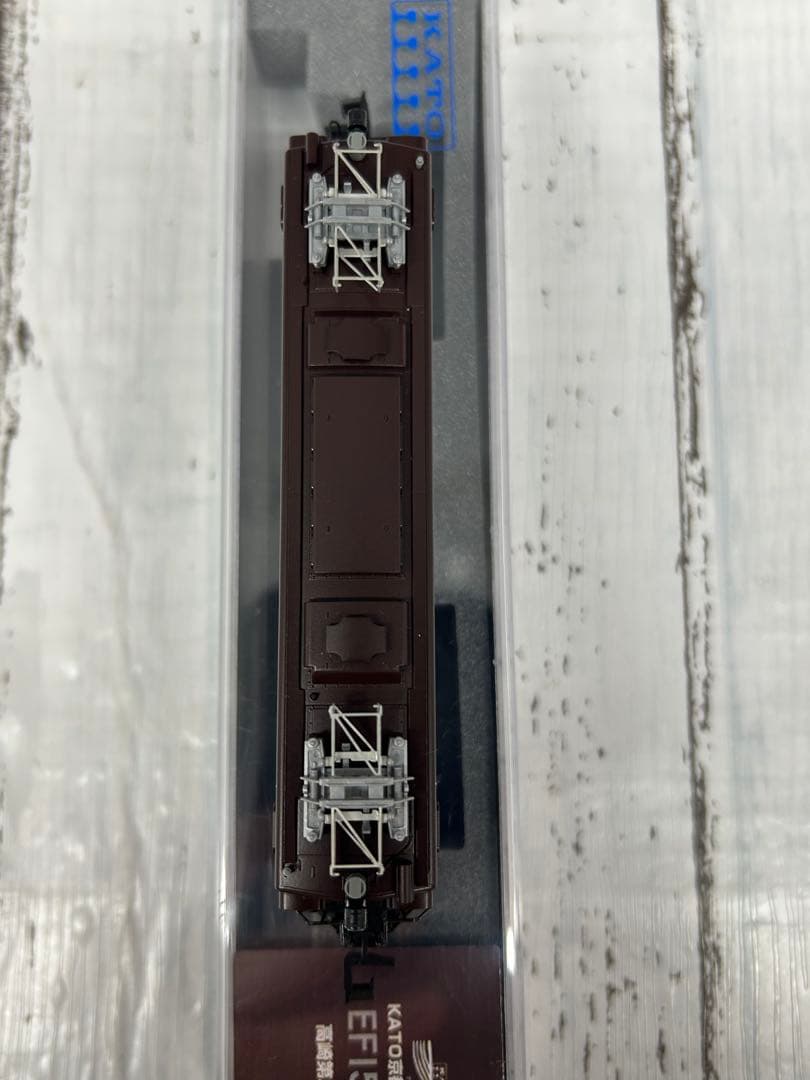 KATO 京都駅店特製品 電気機関車 EF15形184号機 高崎第二機関区