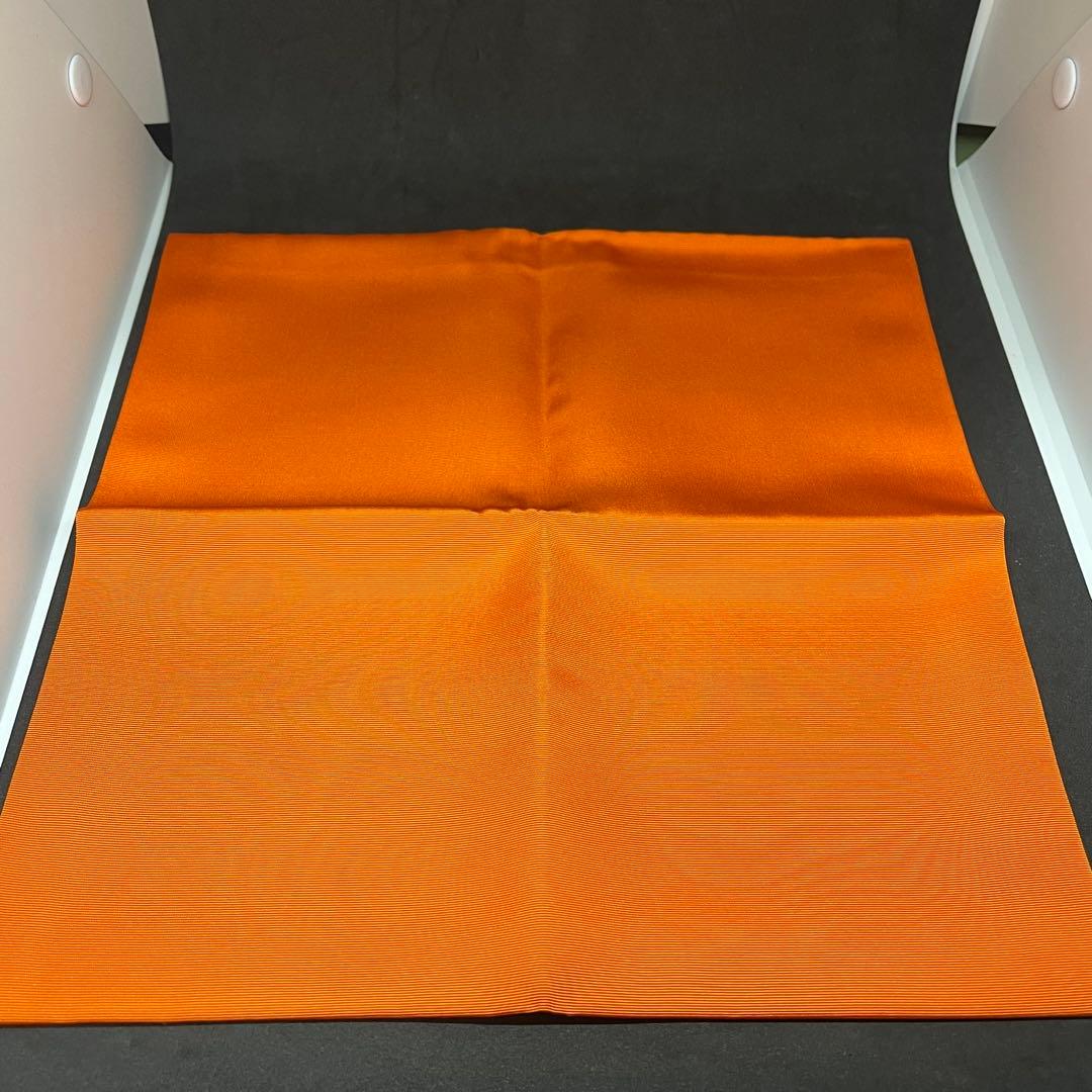 土田友湖　帛紗　『朱色』　ふくさ　茶道具　正絹