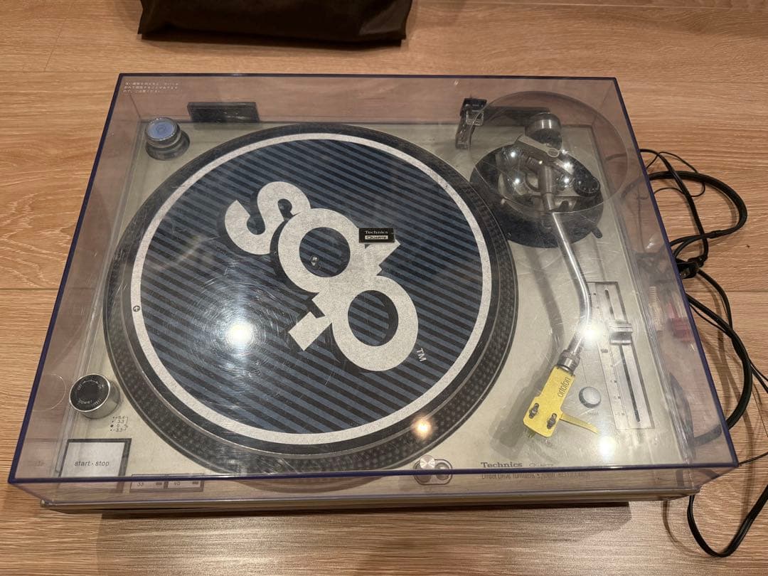 完動品　Technics SL-1200 MK5 ターンテーブル シルバー