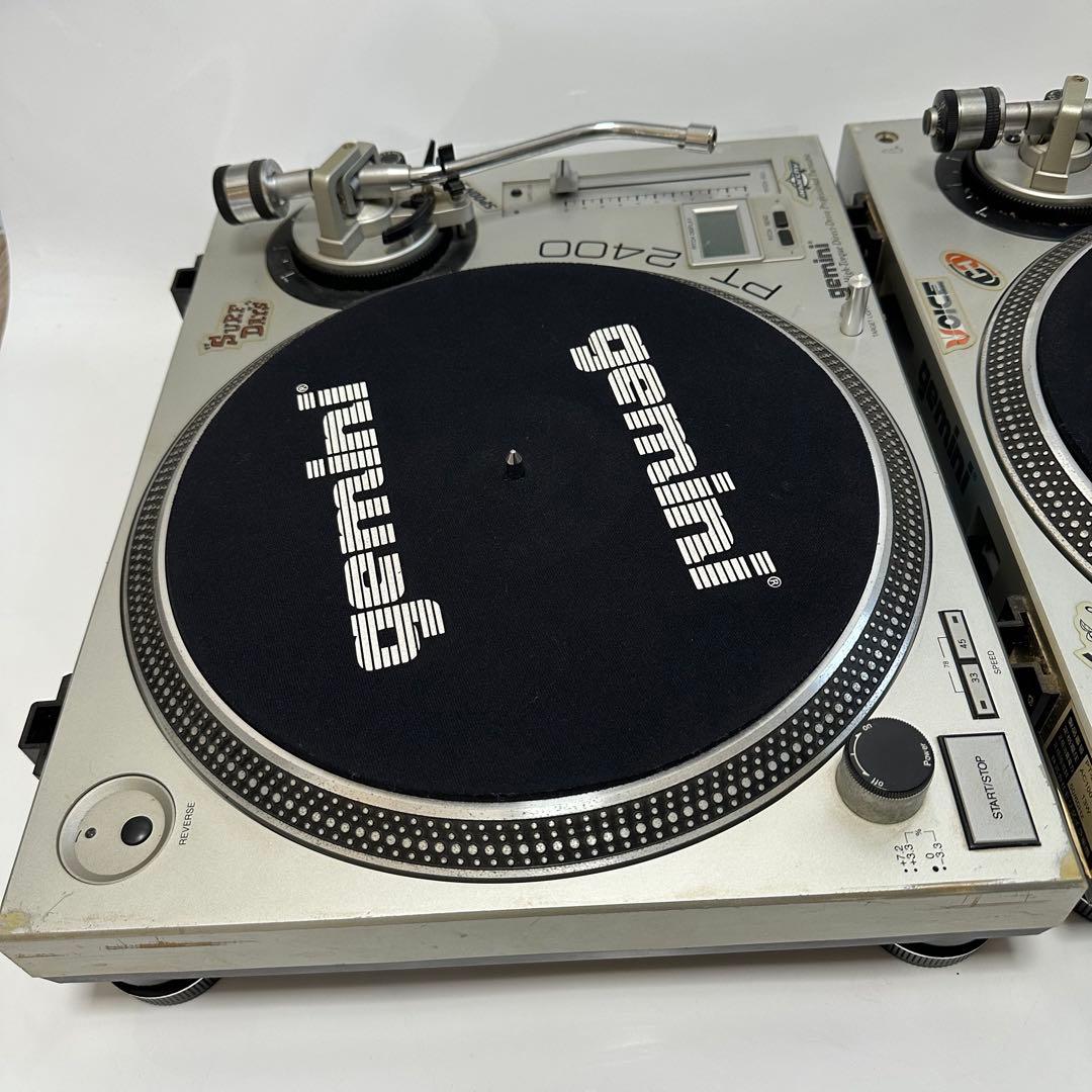 『送料込み』gemini PT-2400 ターンテーブル　２台　ジャンク