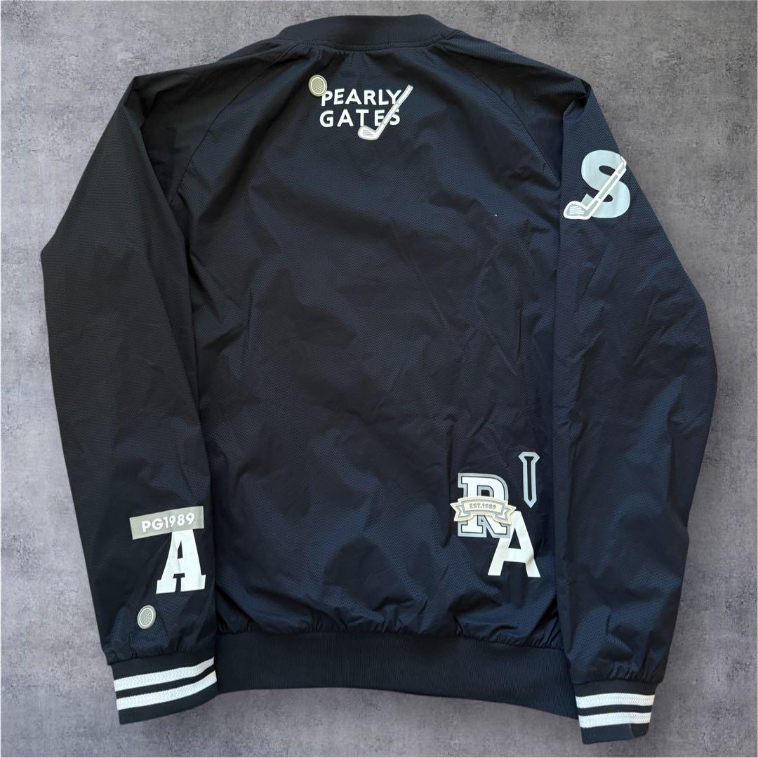 現行モデル　パーリーゲイツ　スニード　L〜XL相当　ジャケット　ブルゾン　紺　白