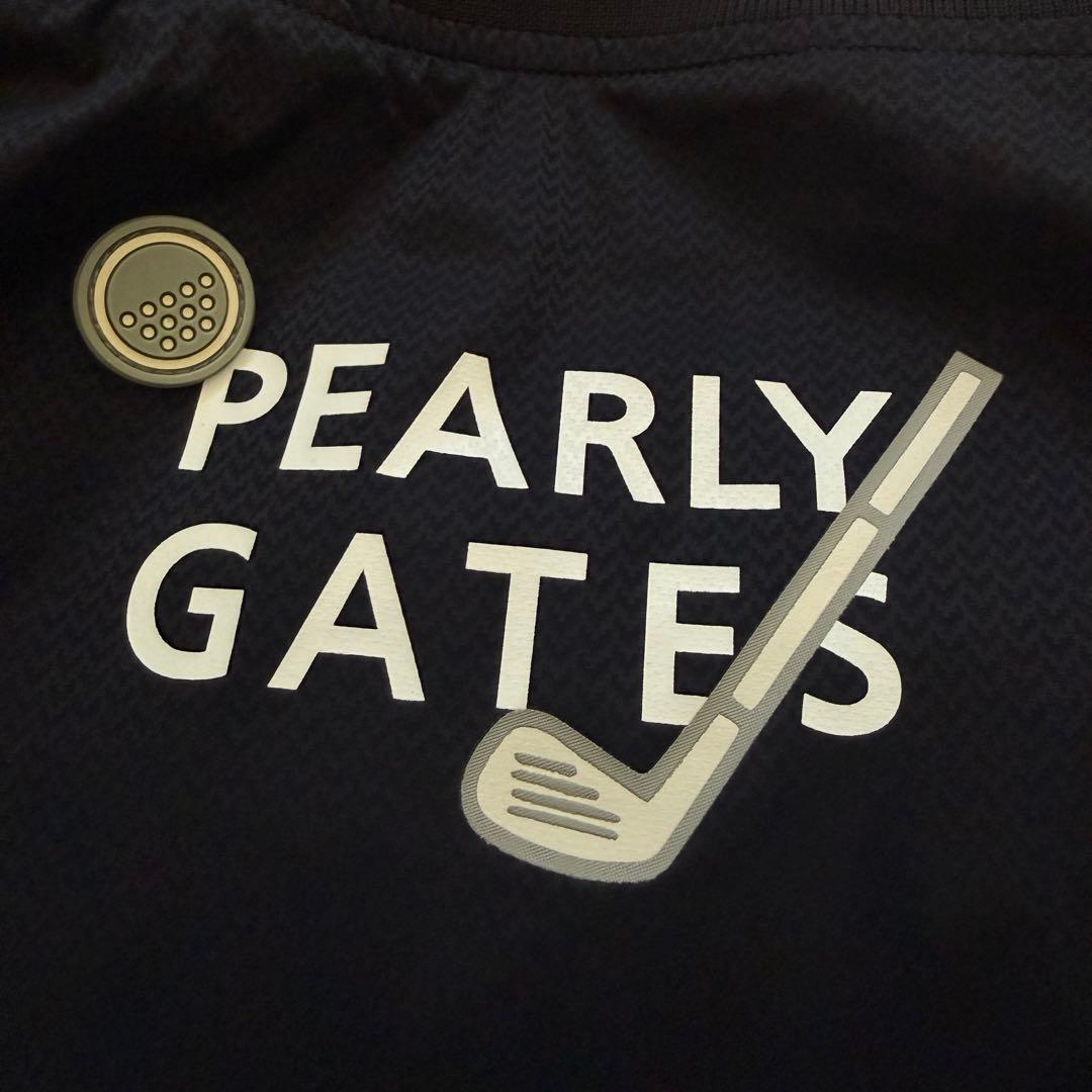 現行モデル　パーリーゲイツ　スニード　L〜XL相当　ジャケット　ブルゾン　紺　白