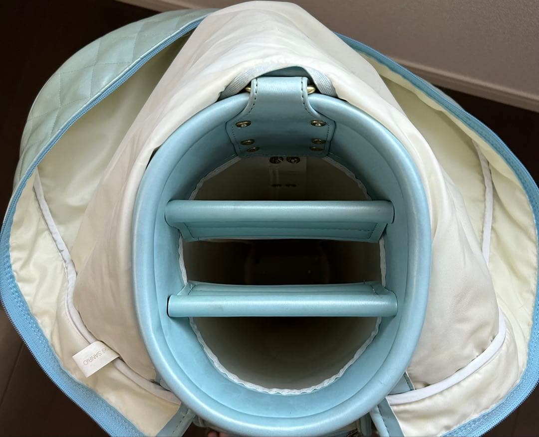 超レア希少 キティちゃん 水色 キルティングキャディバッグ