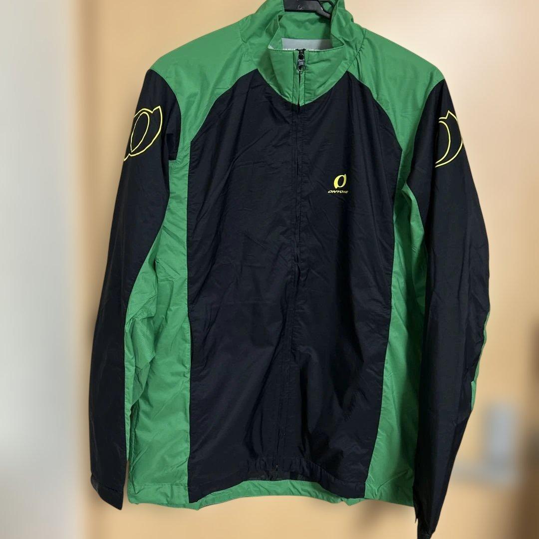 ON-YO-NEウィンドブレーカー L サイズグリーン/ブラック　上下セット