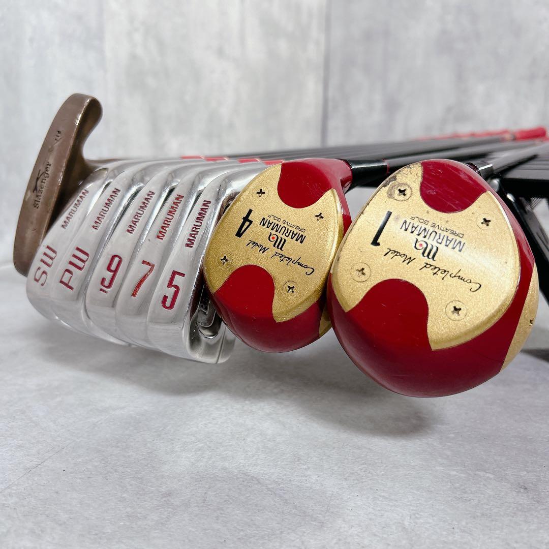 T128マルマン ゴルフクラブ レディース セット 赤 初心者 練習