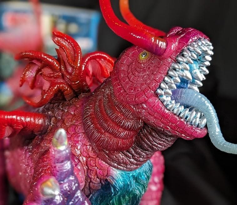 怪獣ギョー（フューチャーモデルズ／アート・ストーム）ソフビ＋楳図かずお書籍