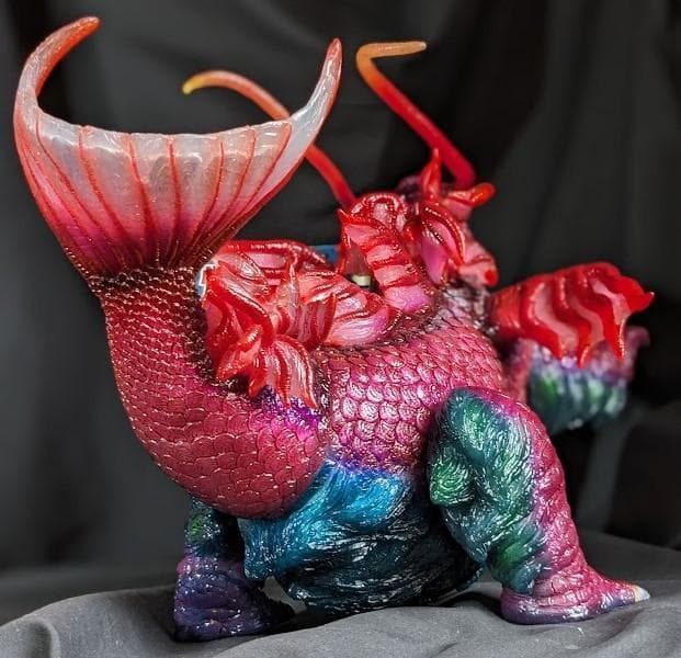 怪獣ギョー（フューチャーモデルズ／アート・ストーム）ソフビ＋楳図かずお書籍