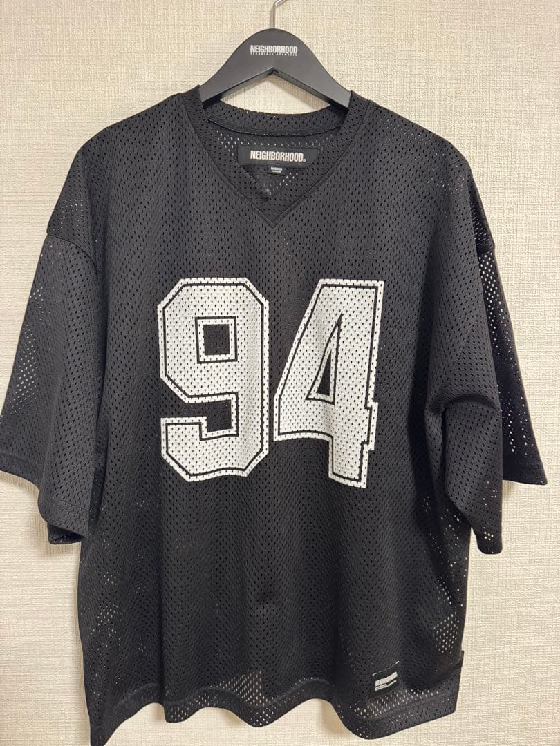 NEIGHBORHOOD メッシュシャツ ブラック M 94番