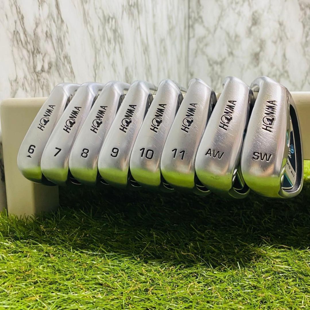 【豪華8本】ホンマ アスポート e + レディースアイアンセット カーボン L