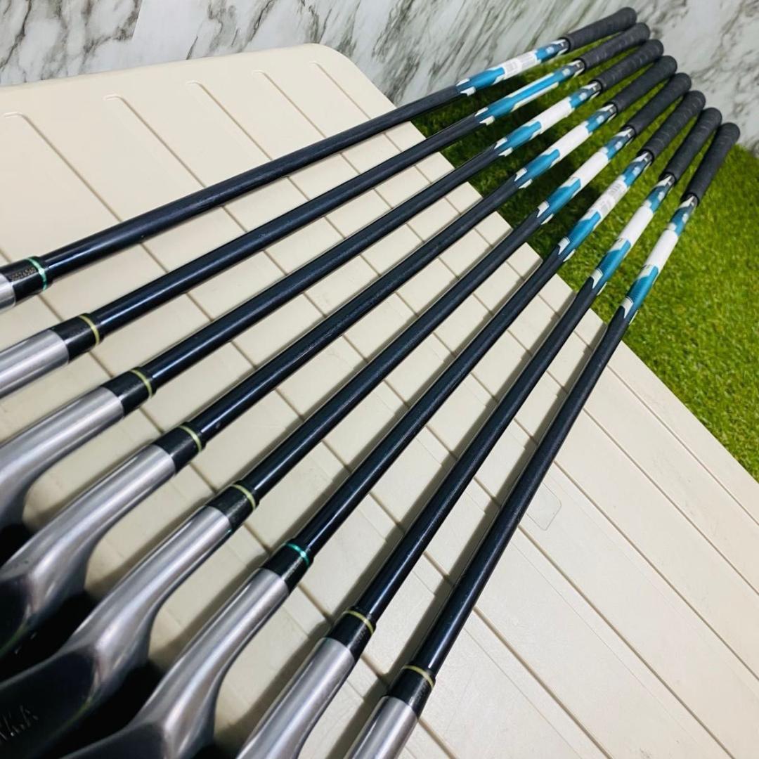 【豪華8本】ホンマ アスポート e + レディースアイアンセット カーボン L