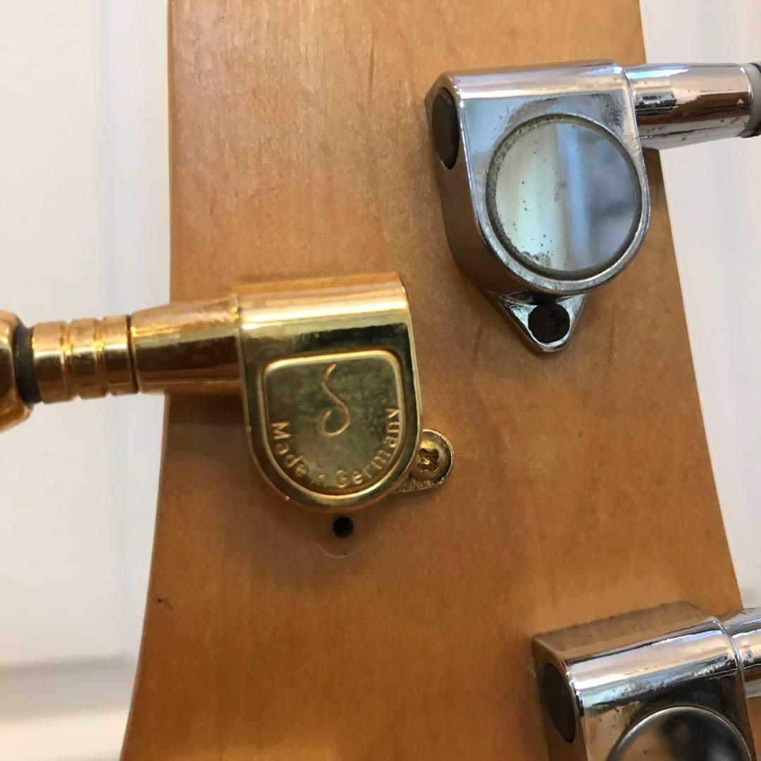 Aria Pro II エレキベース 4弦 ブラック/レッド