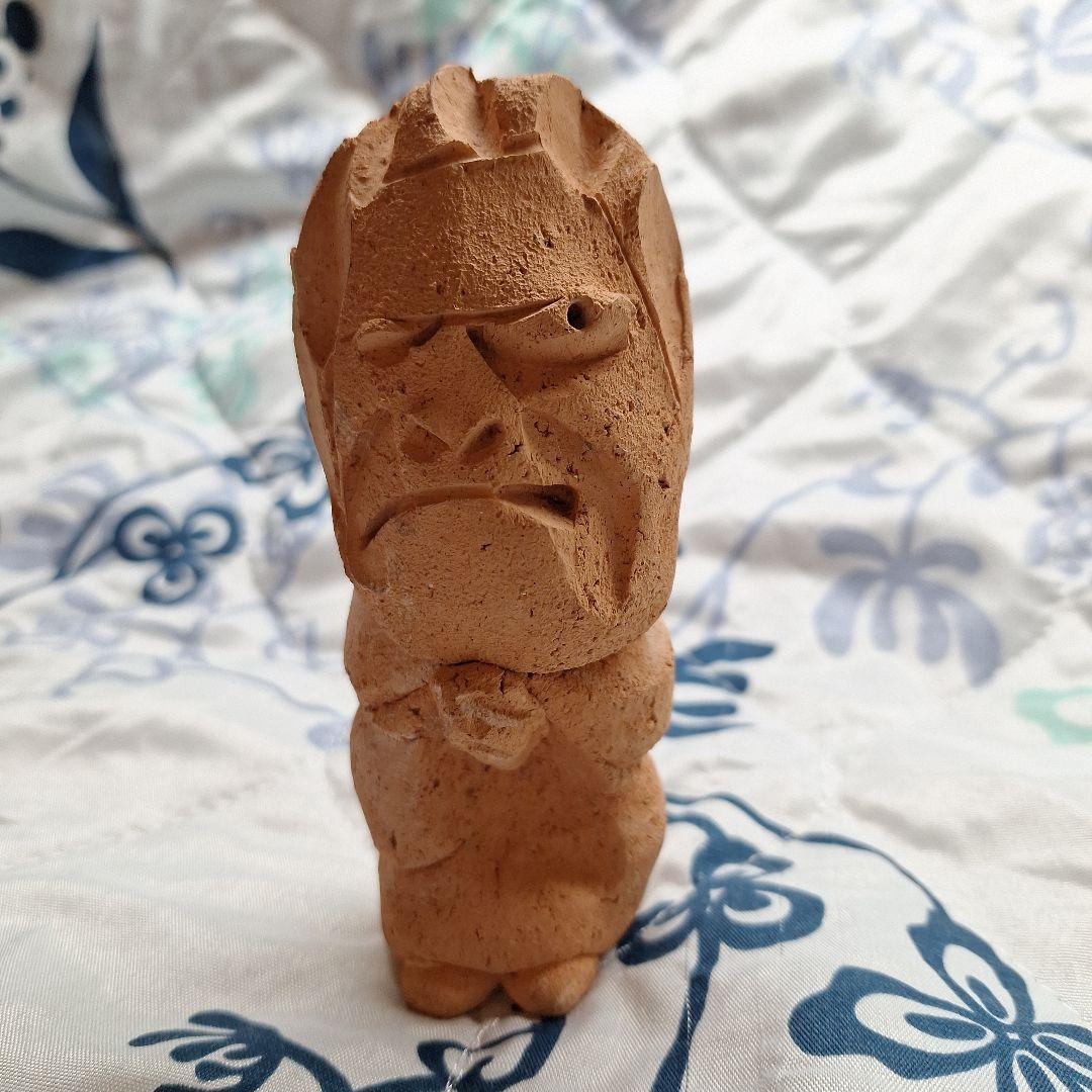 一重孔希　羅漢　陶器　陶仏　オブジェ
