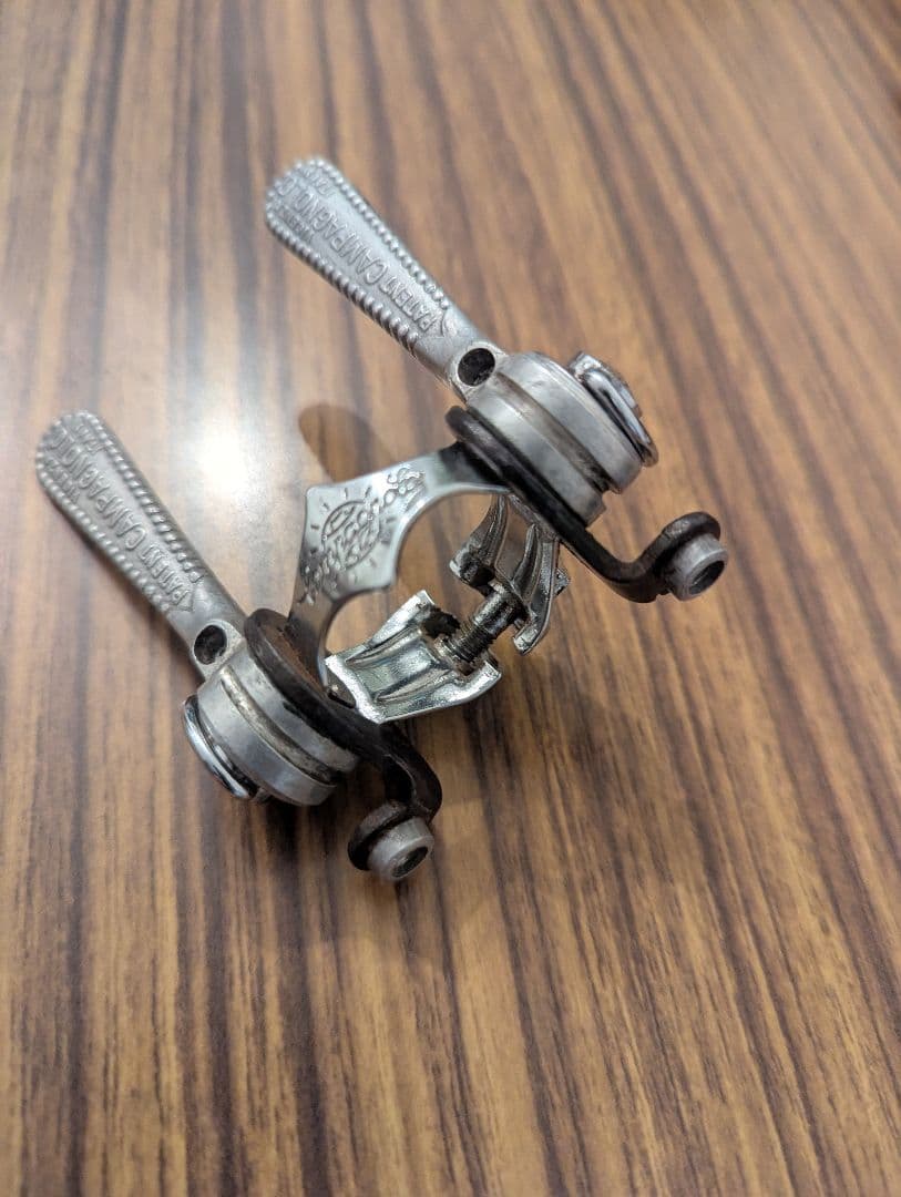 ビンテージ カンパニョーロ レコード Wレバー 鉄レコ record