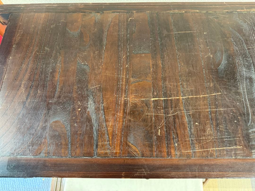 李朝　キャスター付箪笥　古民具　送料込み250505