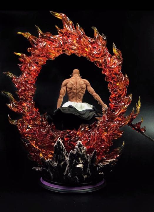 BLEACH 黒衣少年図 山本元柳齋重國ガレージキット ガレキ スタチュー