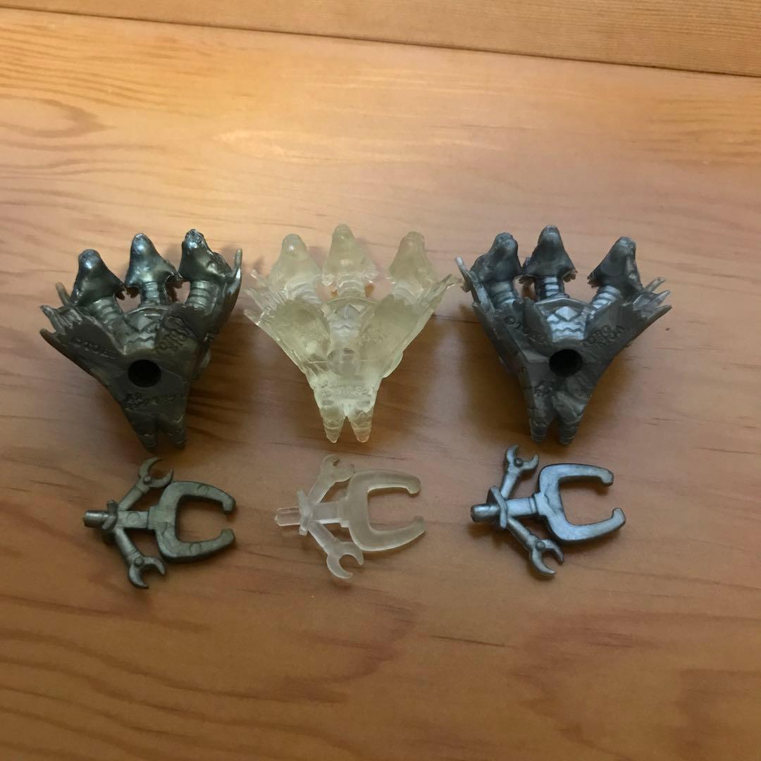 ゴジラ消しゴム　メカキングギドラ　3色カラー　コンプリート　フィギュア