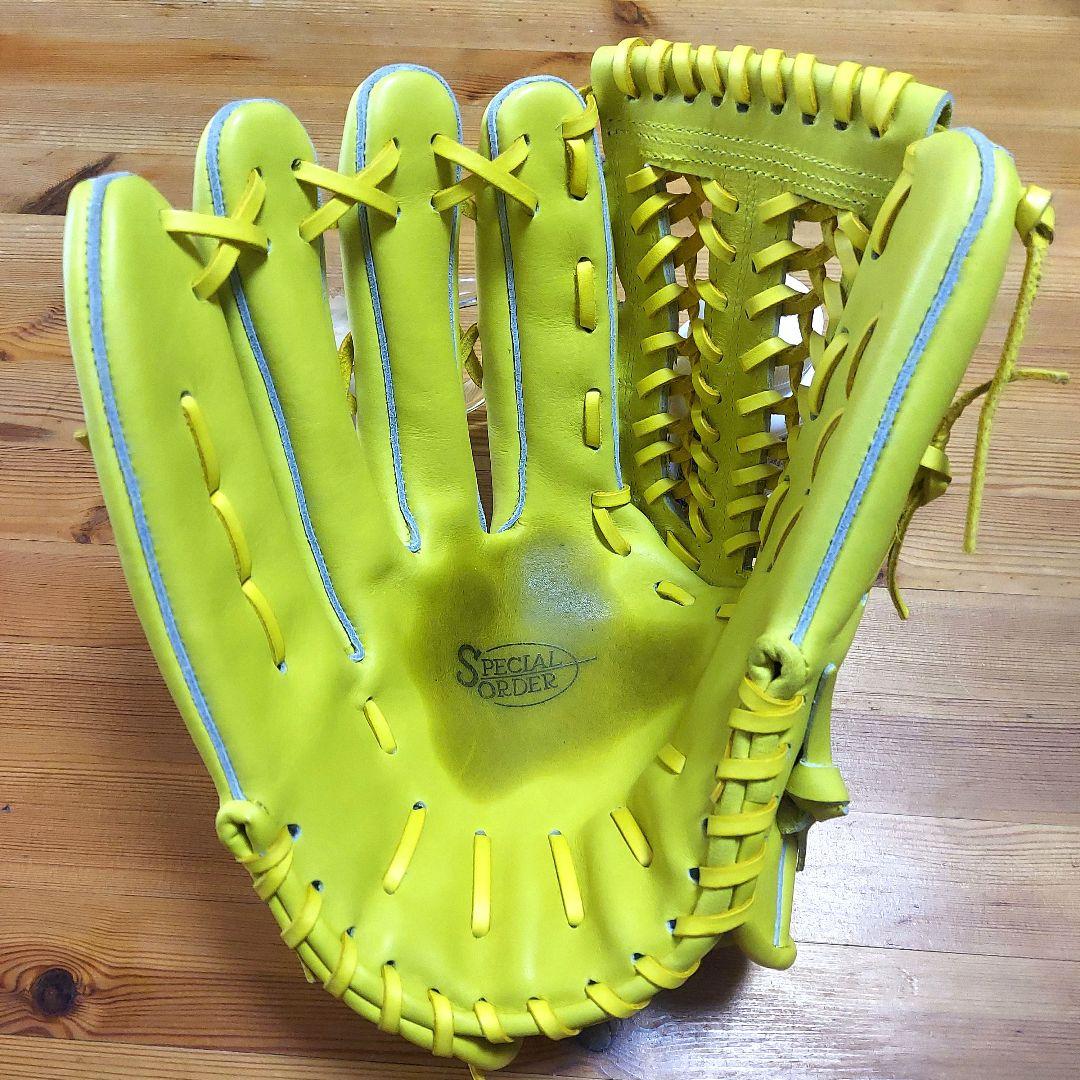 ATHLETE SPECIAL ORDER 軟式グローブ 黄色