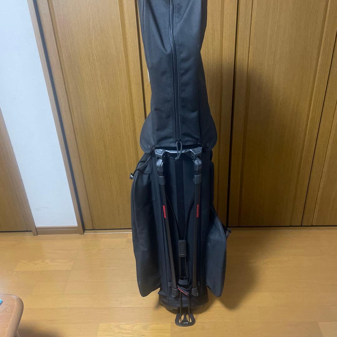 BRIEFING キャディバッグ ブラック/レッド