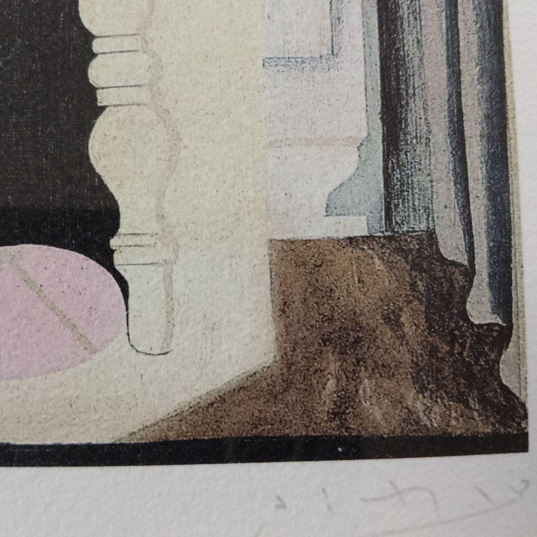 パブロ·ピカソ　リトグラフ『窓辺の静物、サン=ラファエル』サイン入　鑑定書付