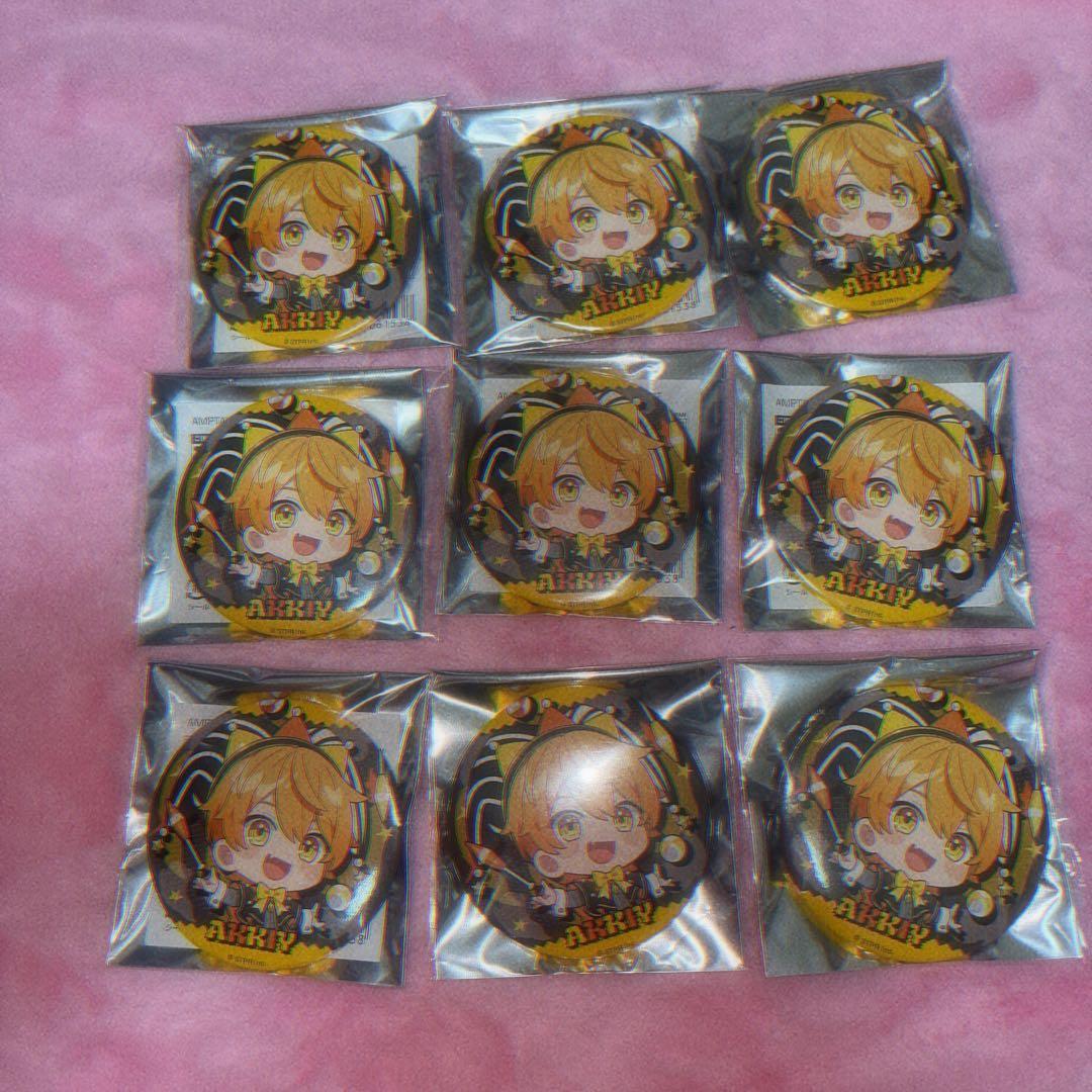 めておら 騎士X アンプタック すとふぇす ハロウィン スクエア缶バッジ